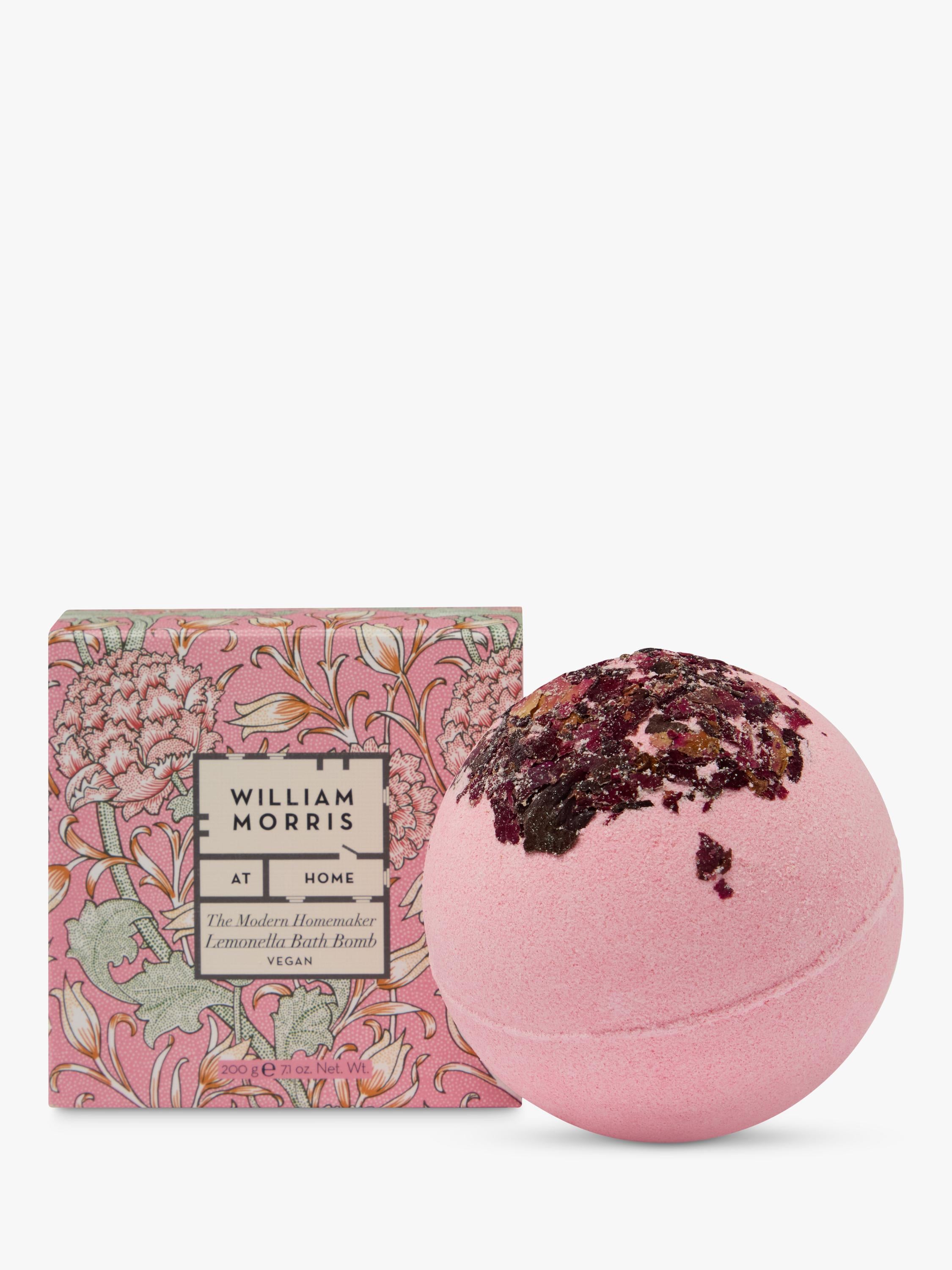 William Morris At Home rose petal bath bomb 200g (British brand)
