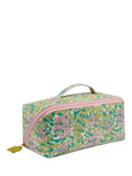 William Morris At Home Honeysuckle beauty wash bag, green and pink (British brand)