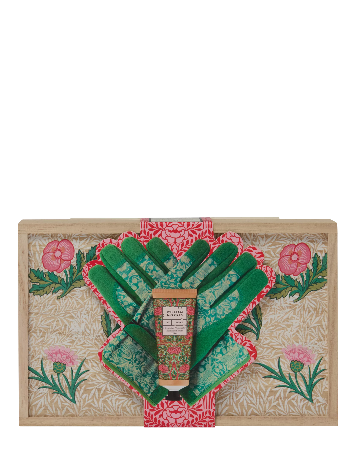 William Morris At Home Strawberry Thief gardening set, UK version