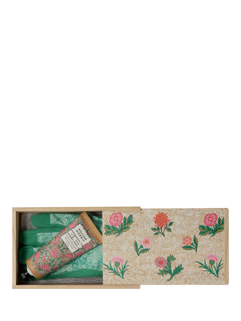 William Morris At Home Strawberry Thief gardening set, UK version