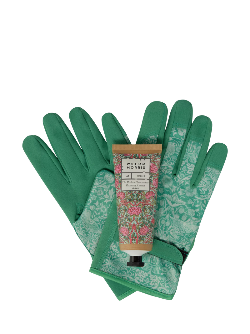 William Morris At Home Strawberry Thief gardening set, UK version