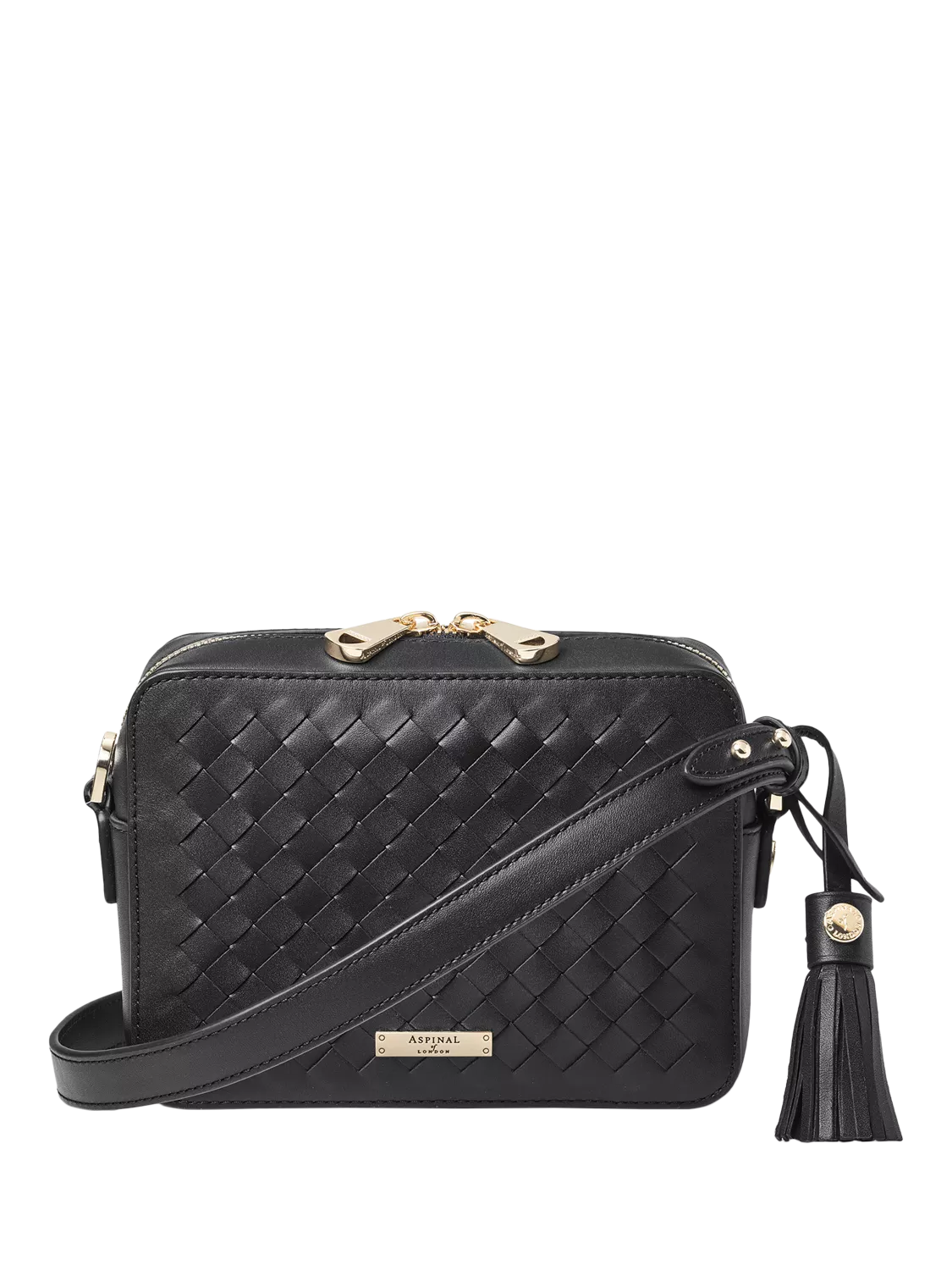 Aspinal of London leather camera crossbody bag, UK version
