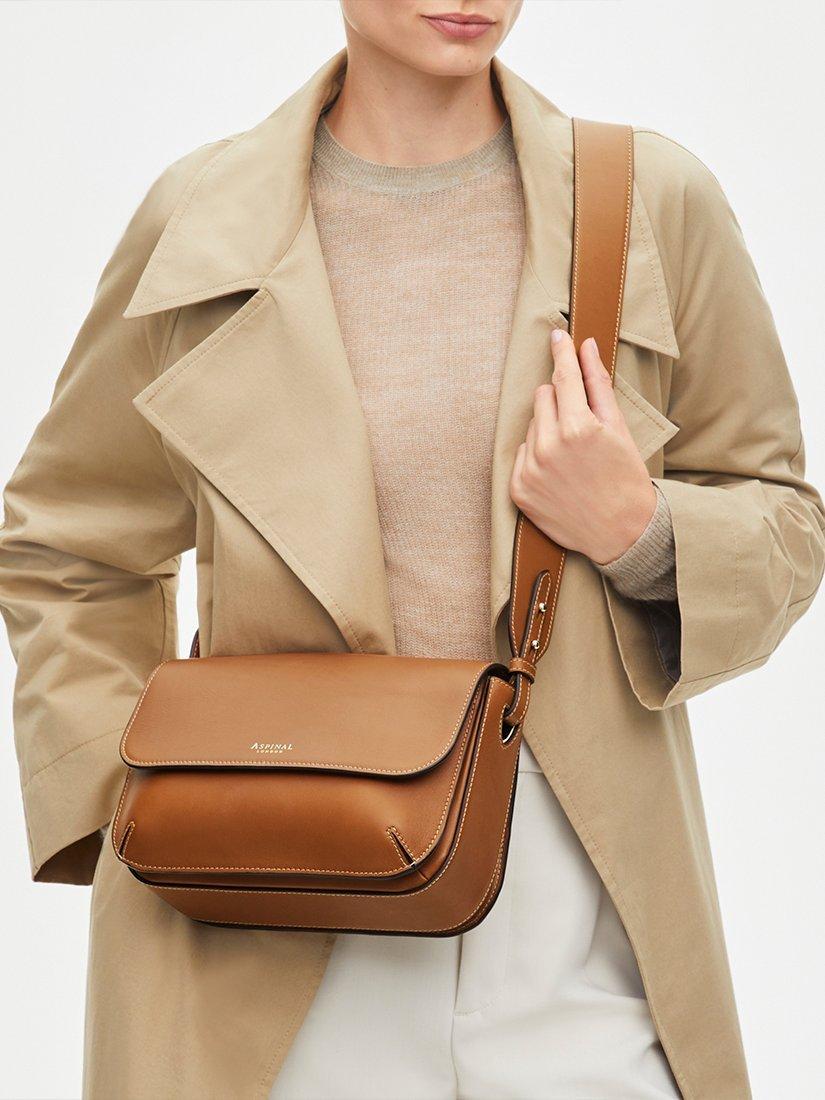 Aspinal of London Ella Grande leather crossbody bag (British brand)