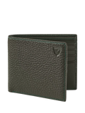 Aspinal of London Single Billfold Card Holder Forest Green, imported from the UK