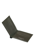 Aspinal of London Single Billfold Card Holder Forest Green, imported from the UK