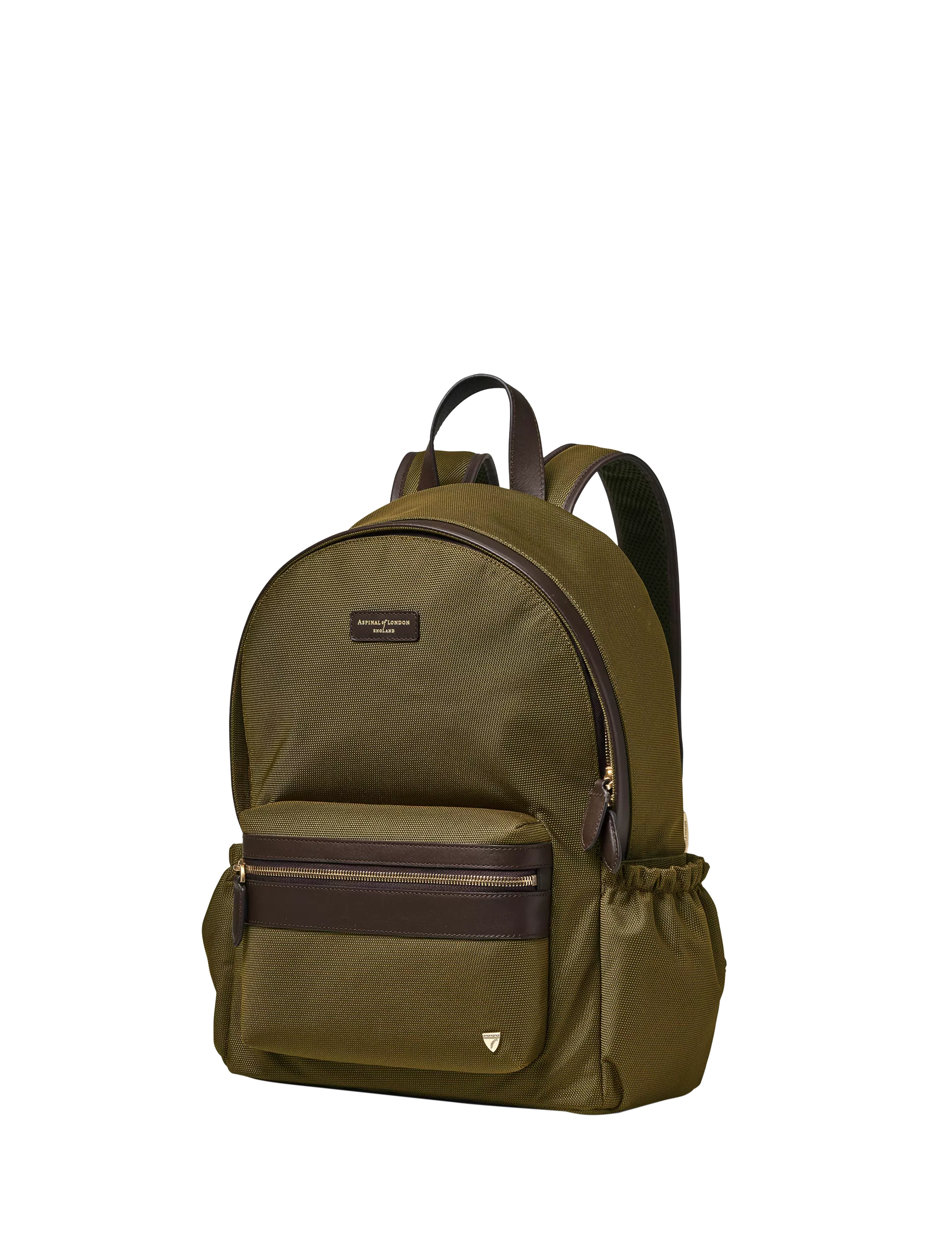 Aspinal of London Commuter backpack khaki, imported from the UK