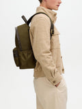 Aspinal of London Commuter backpack khaki, imported from the UK