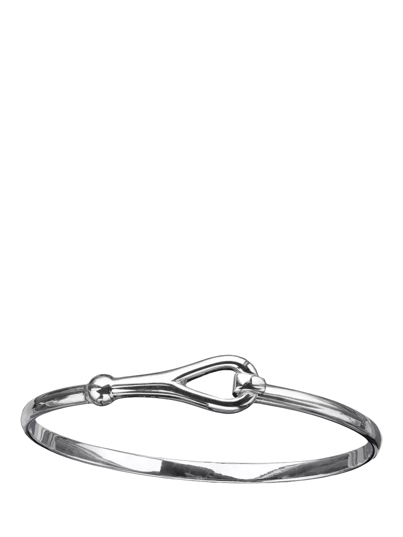 Nina B sterling silver tension bangle (British brand)