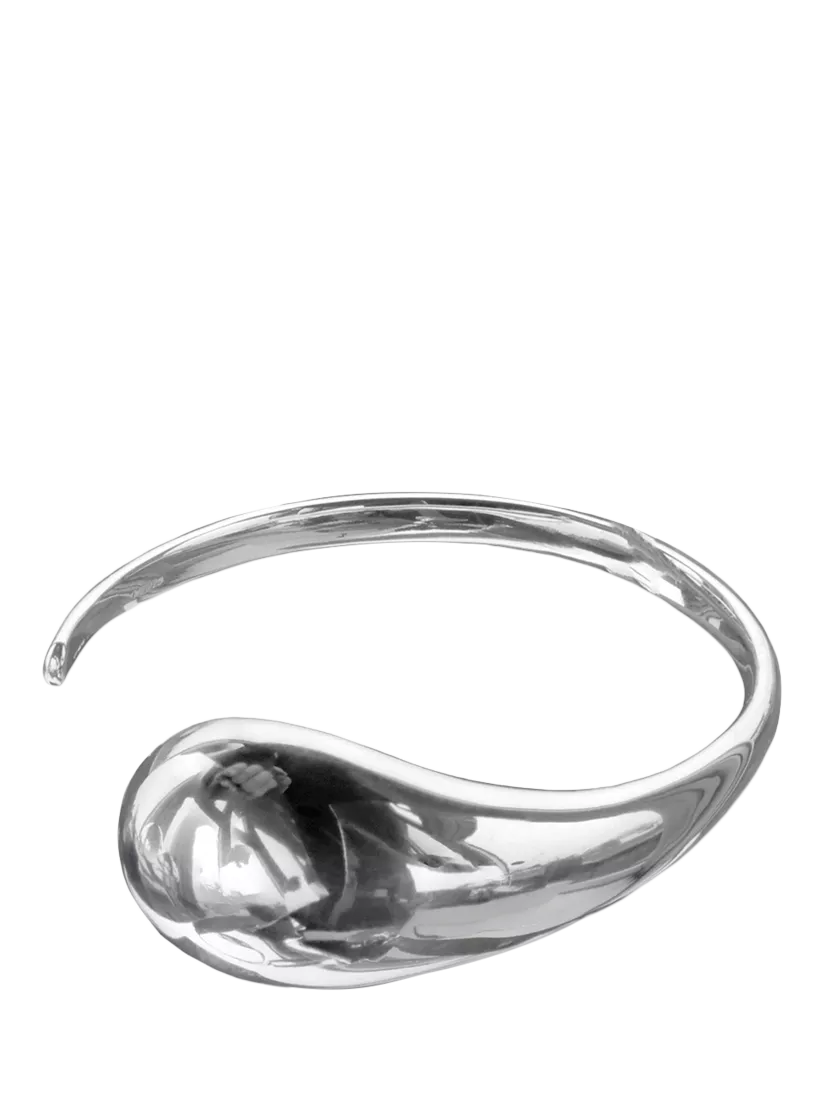 Nina B bangle sterling silver comet large, UK version