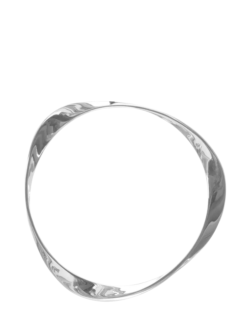 Nina B twisted triangle bangle sterling silver (British brand)