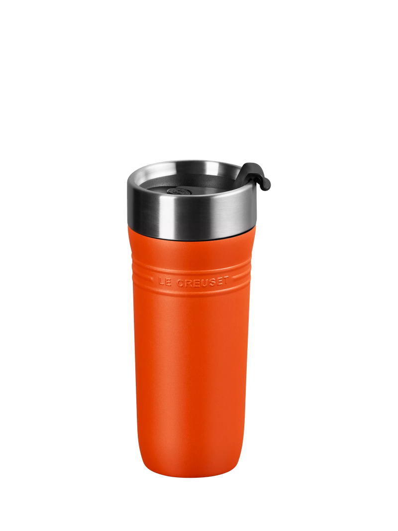 Le Creuset On The Go Stainless Steel Insulated Travel Mug, 350ml