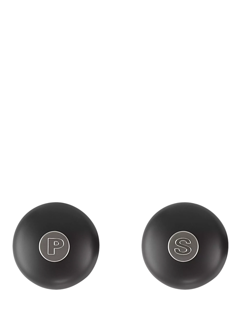 Le Creuset salt and pepper mills gloss black set, UK version