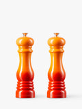 Le Creuset classic salt and pepper mills set of two in volcanic, UK version