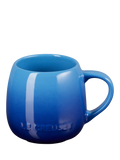Le Creuset stoneware coupe mug Azure Blue 320ml, UK version