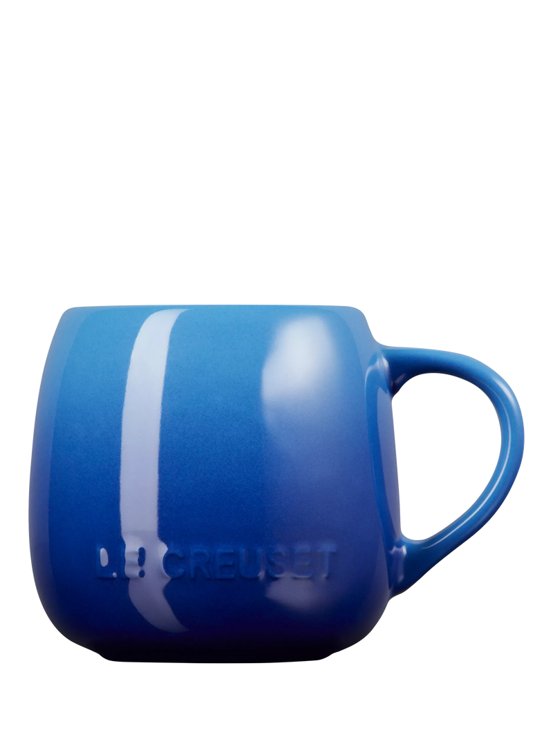 Le Creuset stoneware coupe mug Azure Blue 320ml, UK version