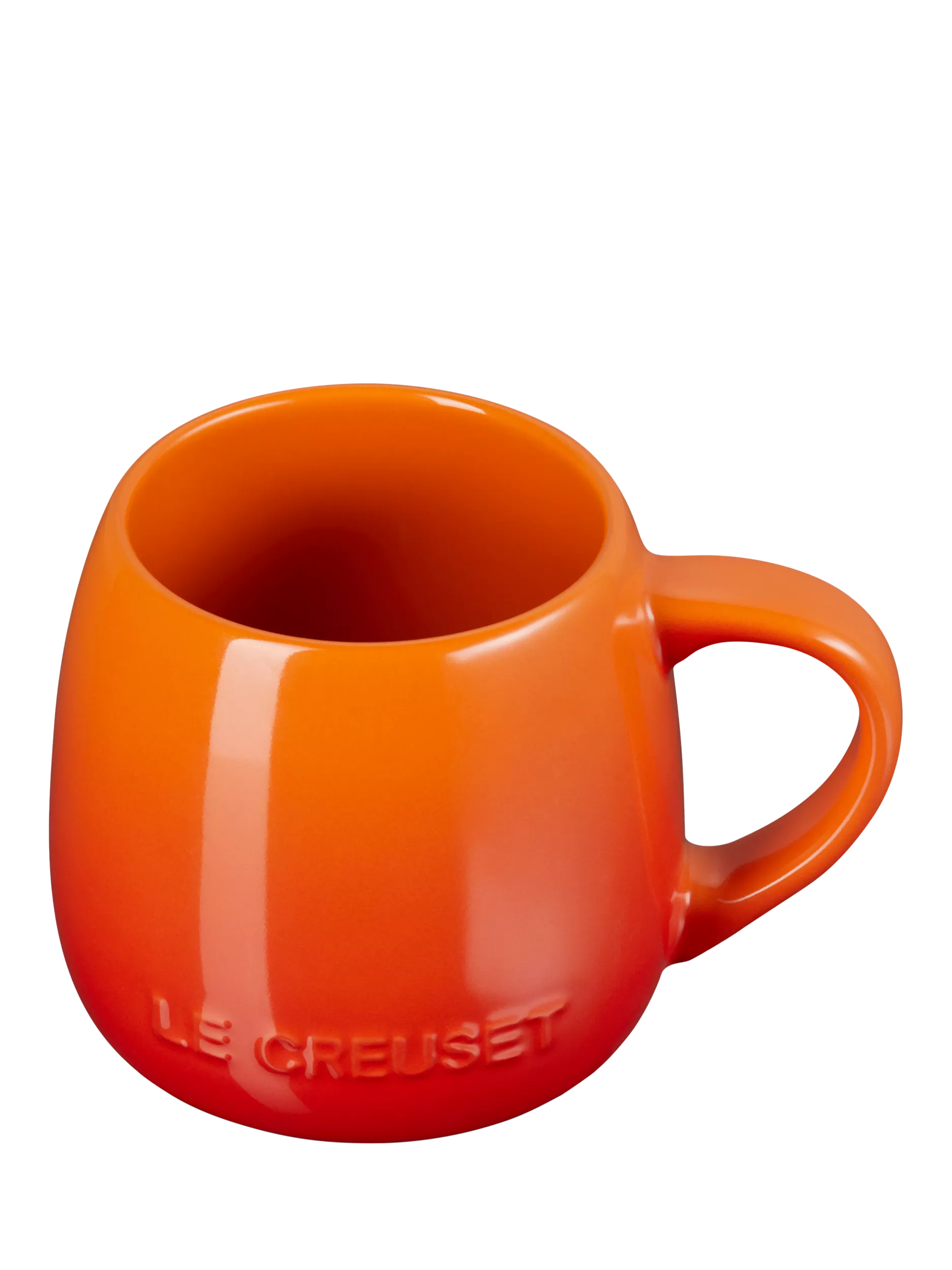 Le Creuset stoneware coupe mug Azure Blue 320ml, UK version