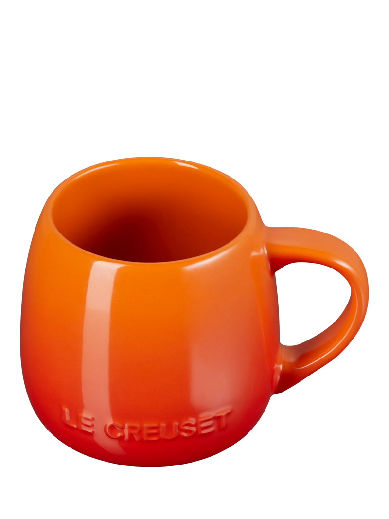 Le Creuset stoneware coupe mug Azure Blue 320ml, UK version