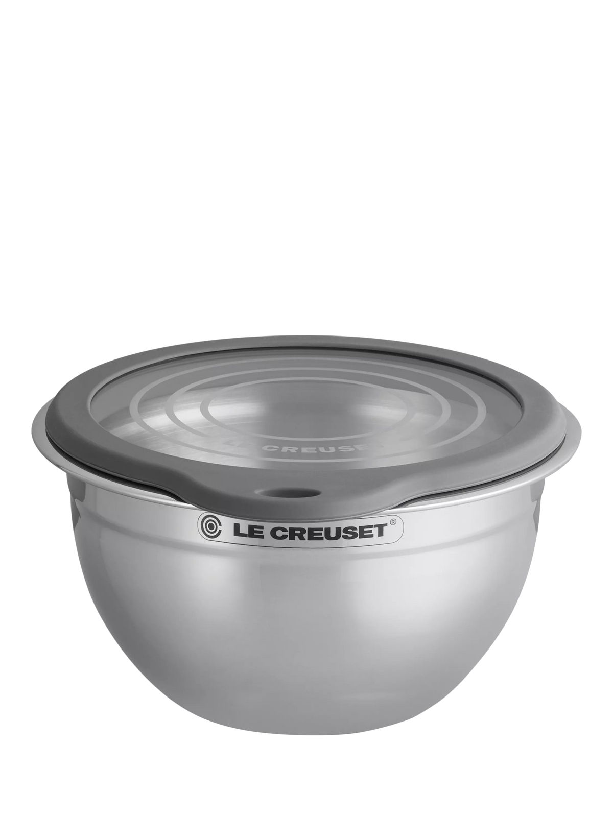 Stainless Steel Mixing Bowl with Glass Lid