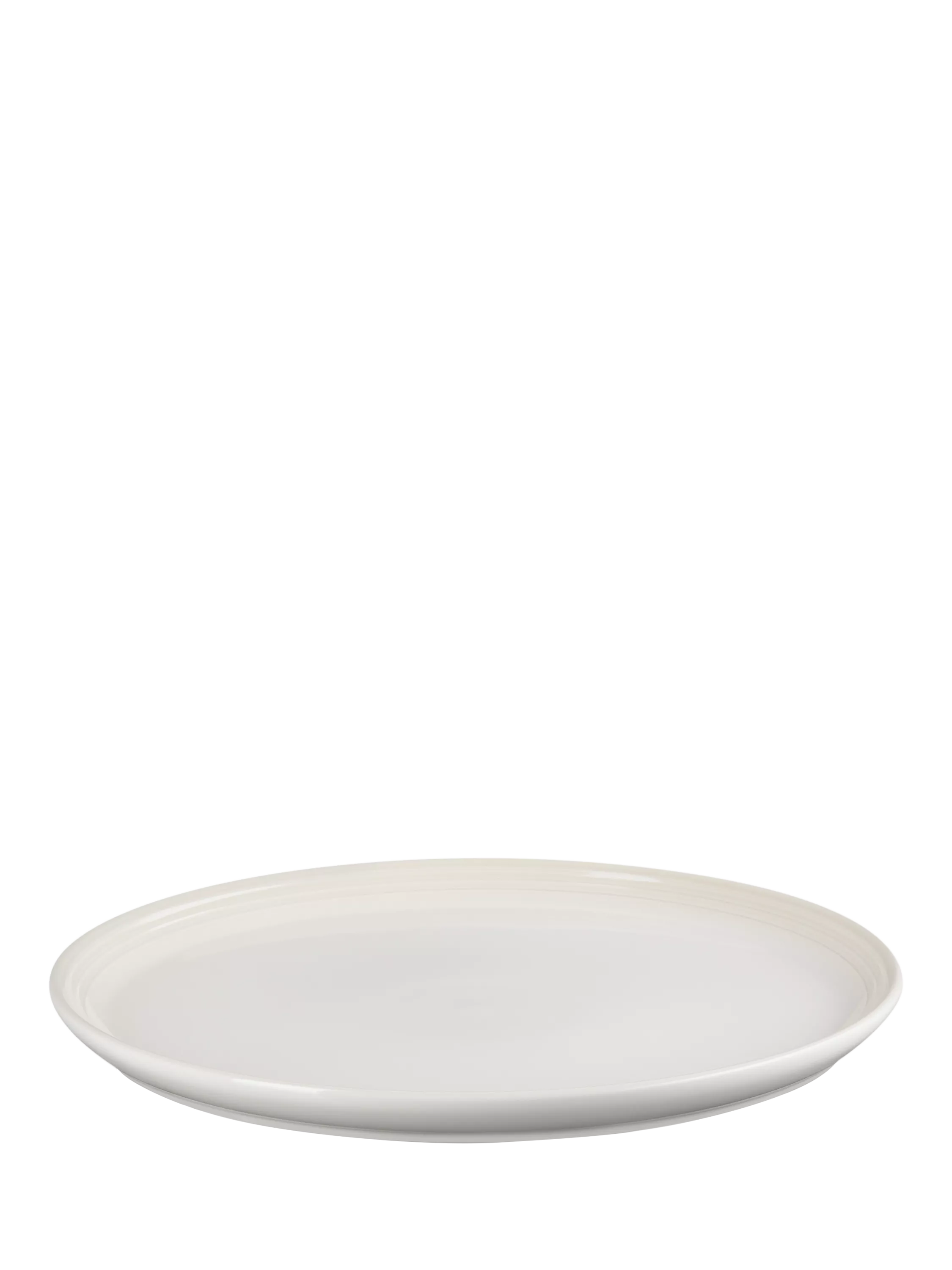 Le Creuset Stoneware Coupe Side Plate, 21.8cm, Meringue