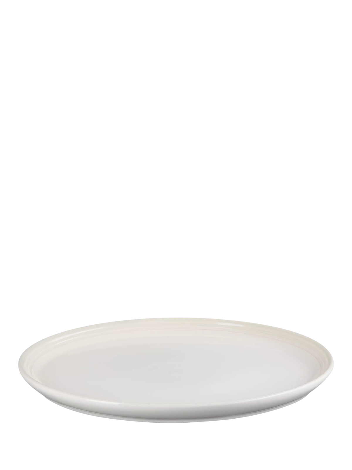 Le Creuset Stoneware Coupe Side Plate, 21.8cm, Meringue