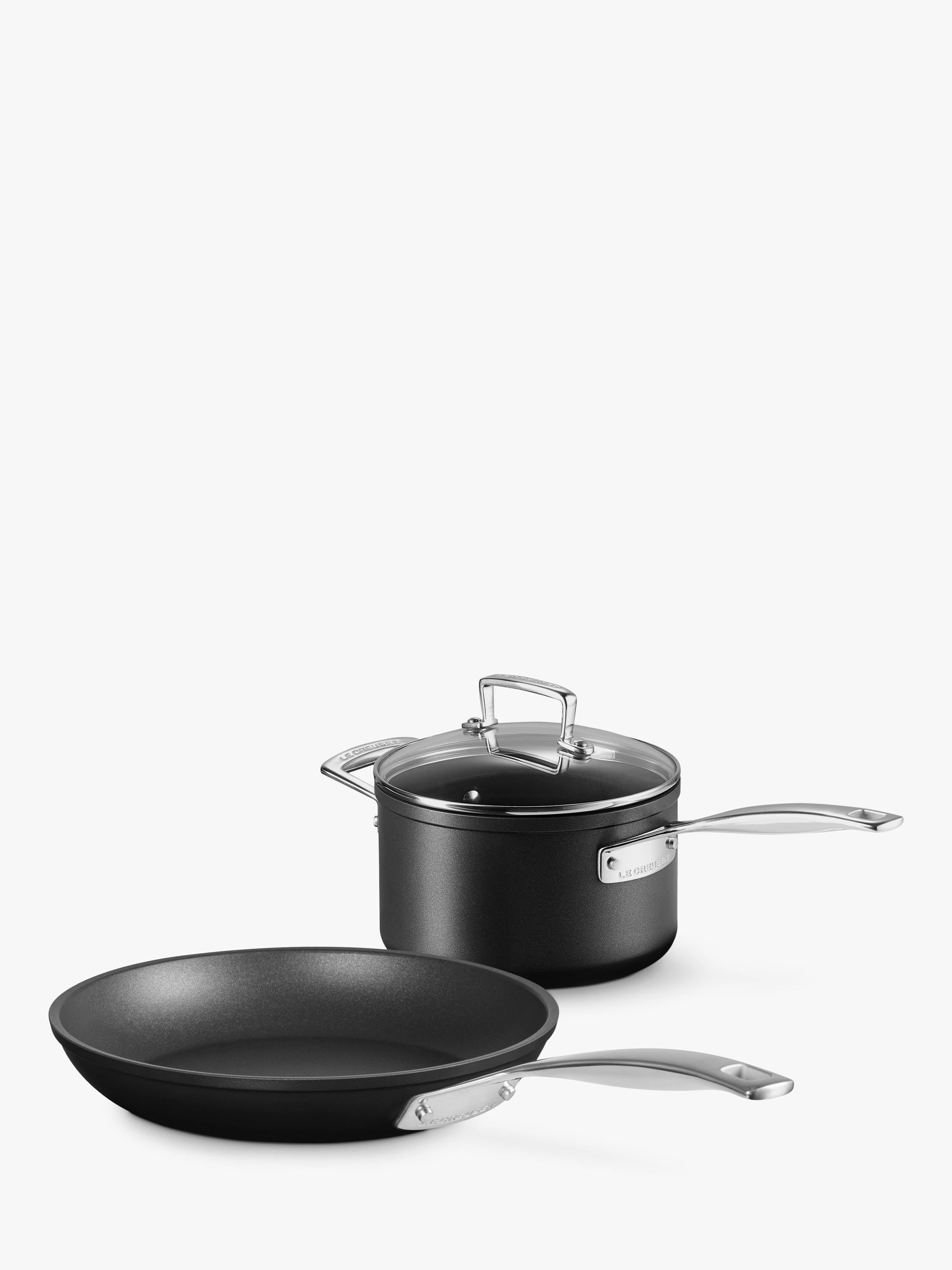 Le Creuset non-stick saucepan and frying pan set 18cm 24cm, UK version