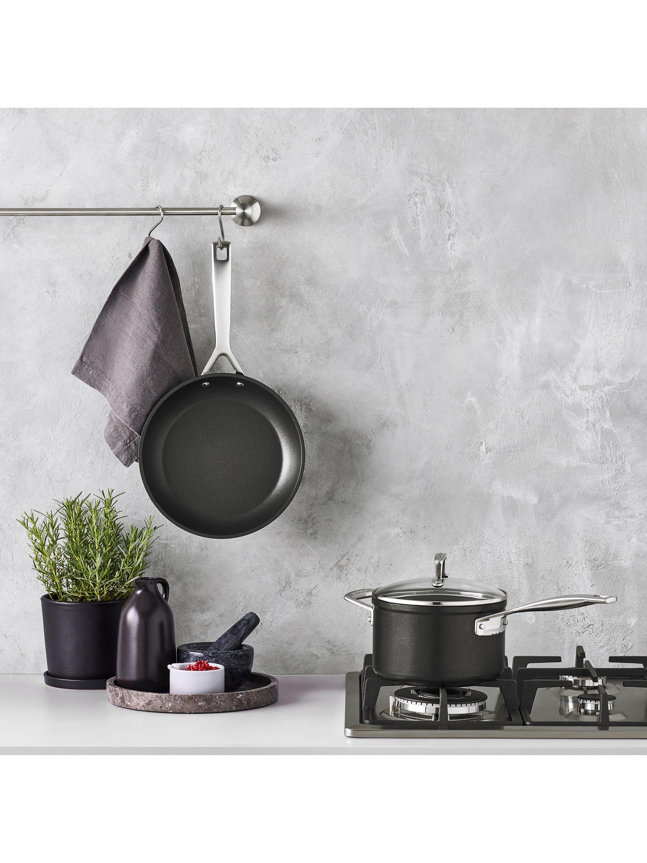 Le Creuset non-stick saucepan and frying pan set 18cm 24cm, UK version