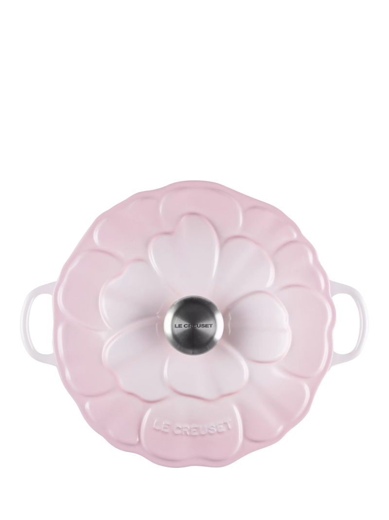 Le Creuset cast iron shallow casserole petal signature 26cm, UK version