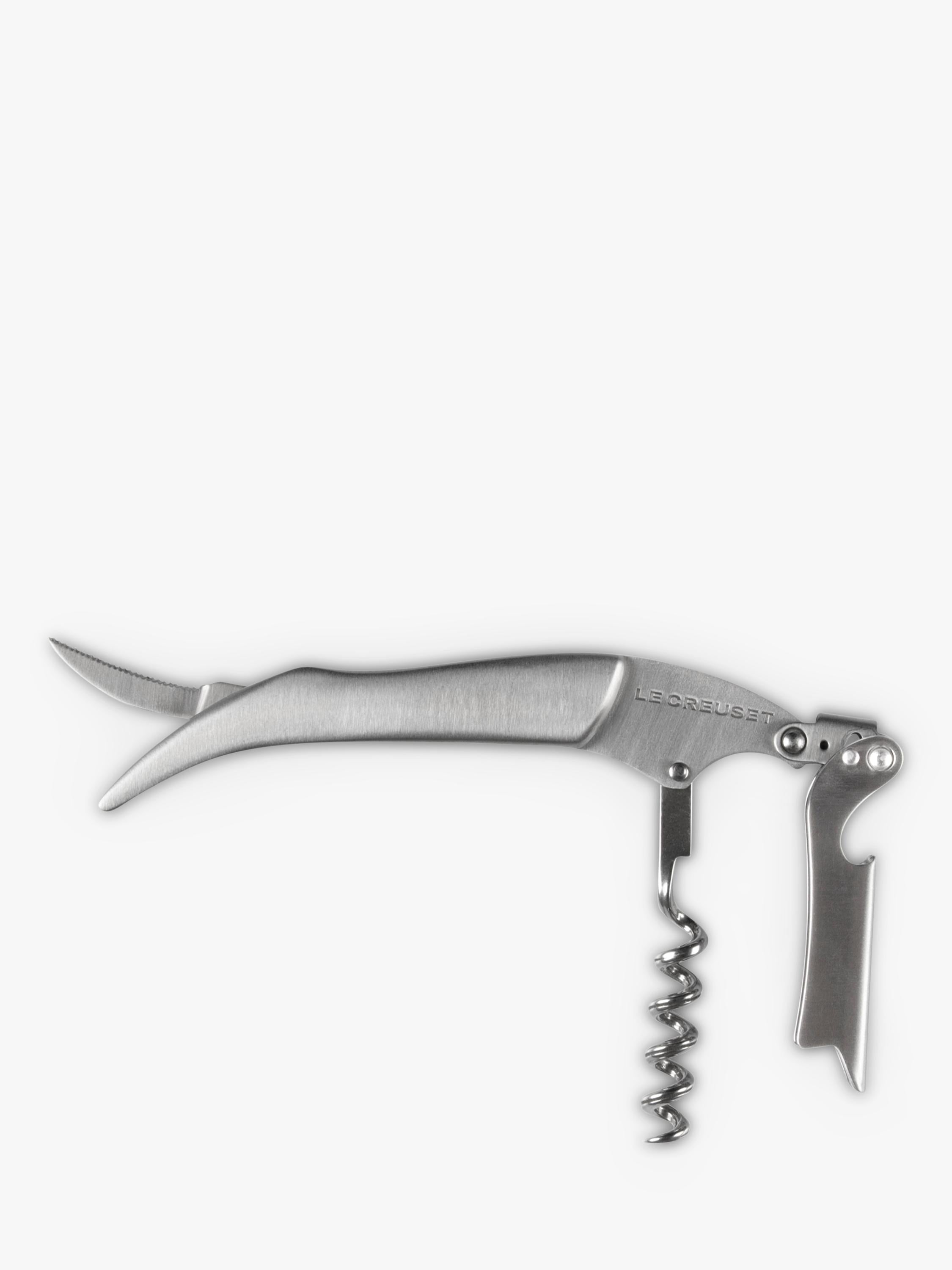 Le Creuset stainless steel Waiter's Friend corkscrew, UK version