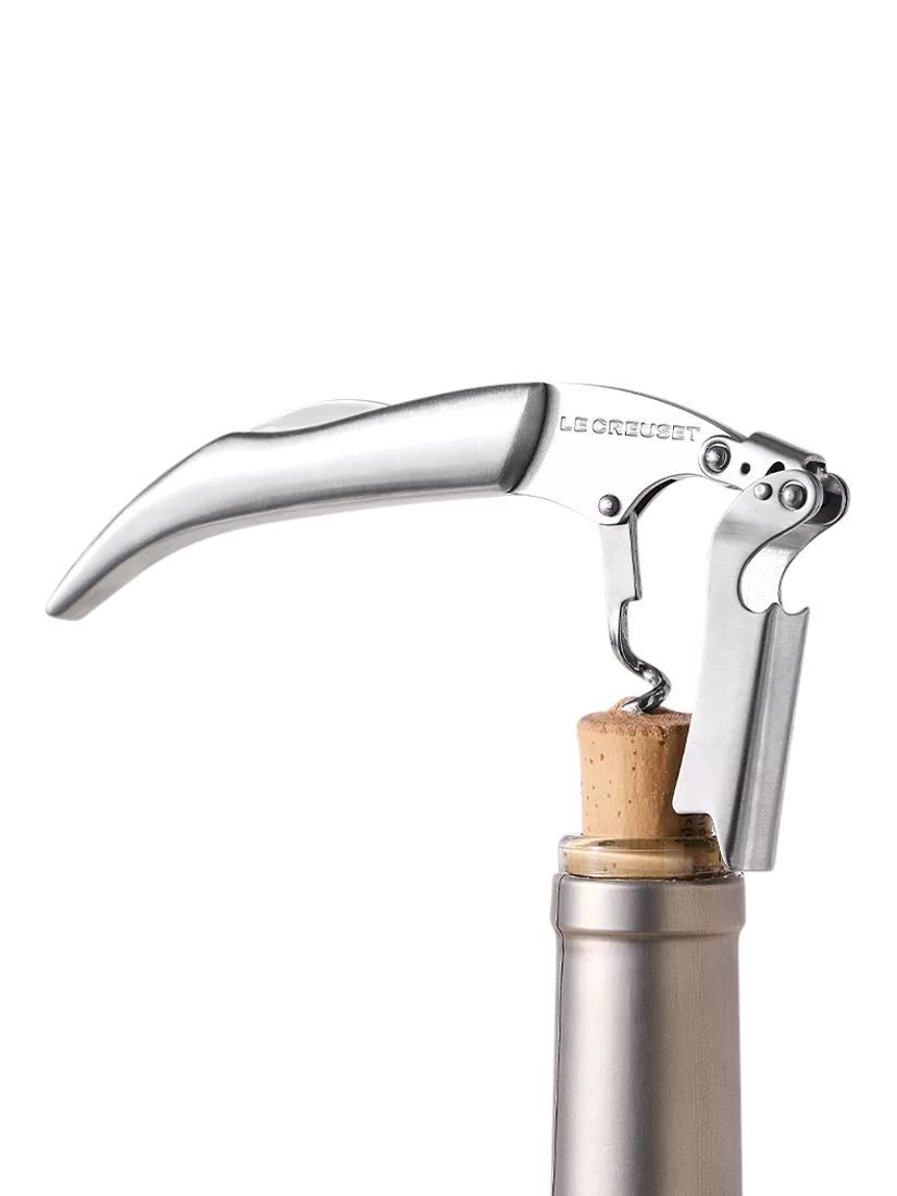 Le Creuset stainless steel Waiter's Friend corkscrew, UK version