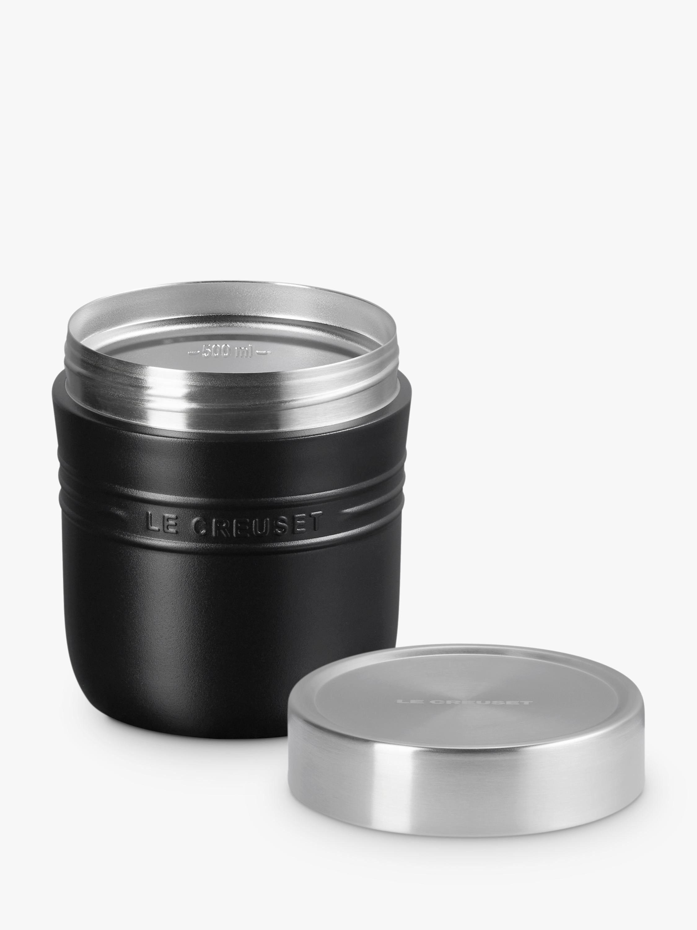 Le Creuset stainless steel insulated food flask 500ml (British brand)