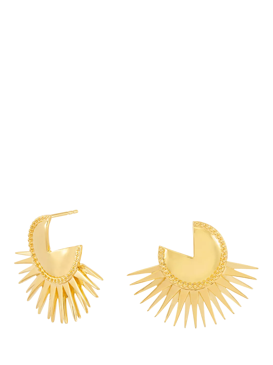 Rachel Jackson London gold stud earrings H30xW25mm, UK version