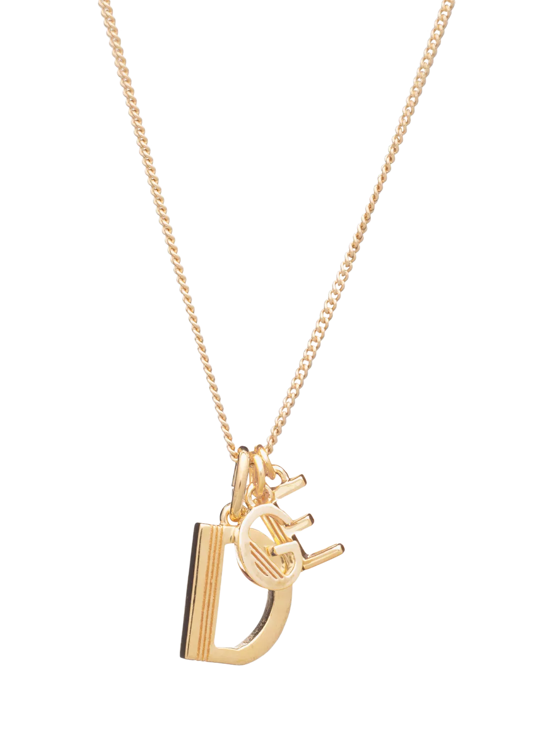 Rachel Jackson London personalised Art Deco necklace 45cm chain, UK version