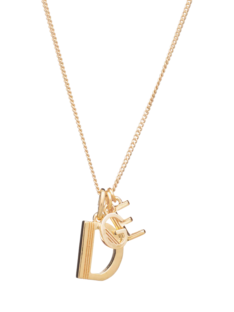 Rachel Jackson London personalised Art Deco necklace 45cm chain, UK version