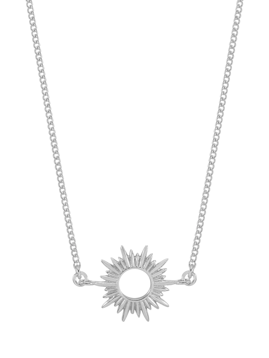 Rachel Jackson London Electric Goddess Eternal Sun Gold Plated Pendant Necklace, 41-46cm