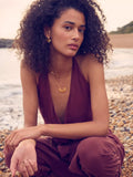 Rachel Jackson London rising sun pendant necklace gold plated - British product
