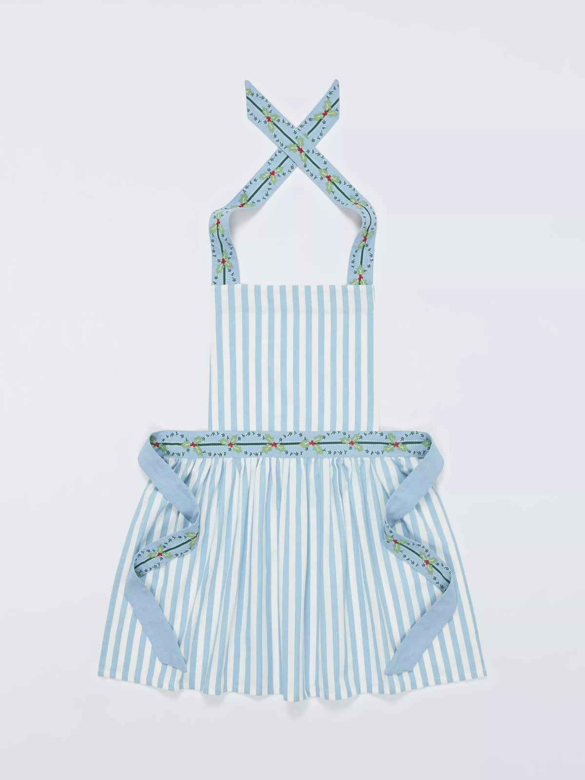 John Lewis Christmas striped cotton apron, UK version