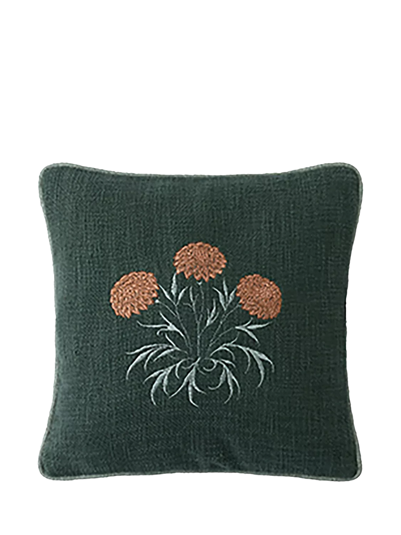 William Morris cushion carnation green 30cm, imported from the UK