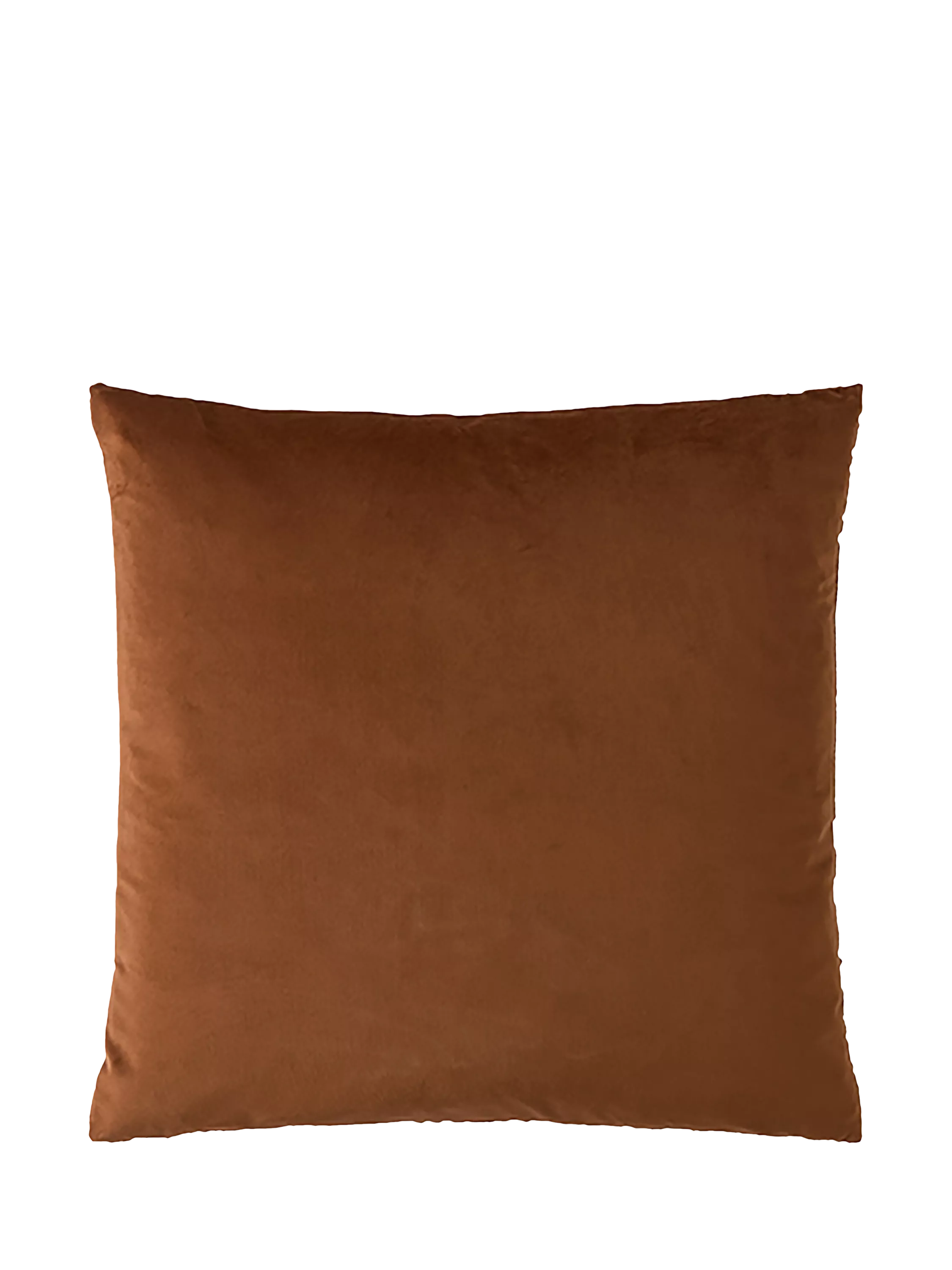 William Morris Compton velvet cushion burnt orange 50cm (British brand)