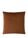 William Morris Compton velvet cushion burnt orange 50cm (British brand)