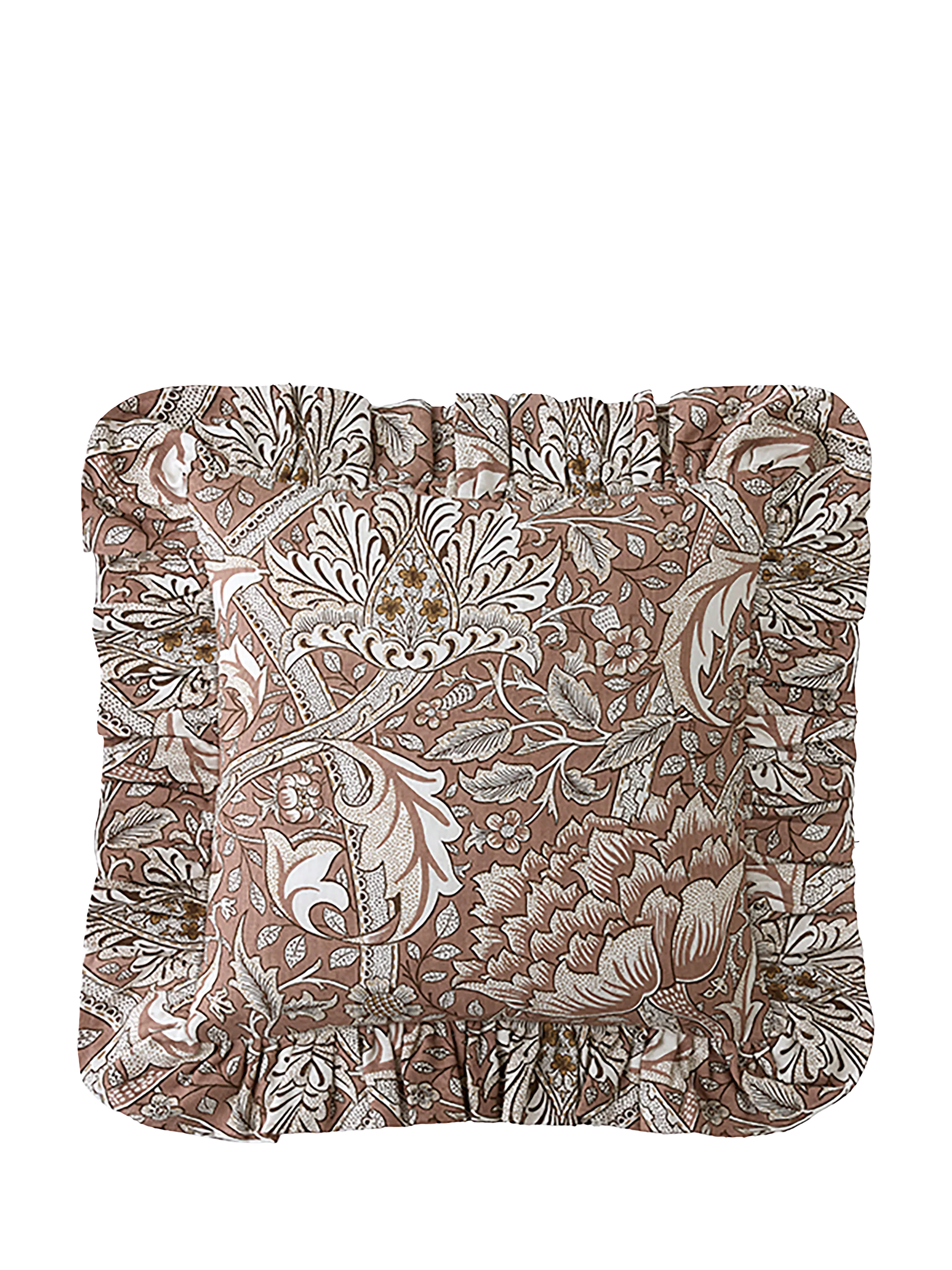 William Morris At Home Windrush cushion terracotta 45x45cm, imported from the UK