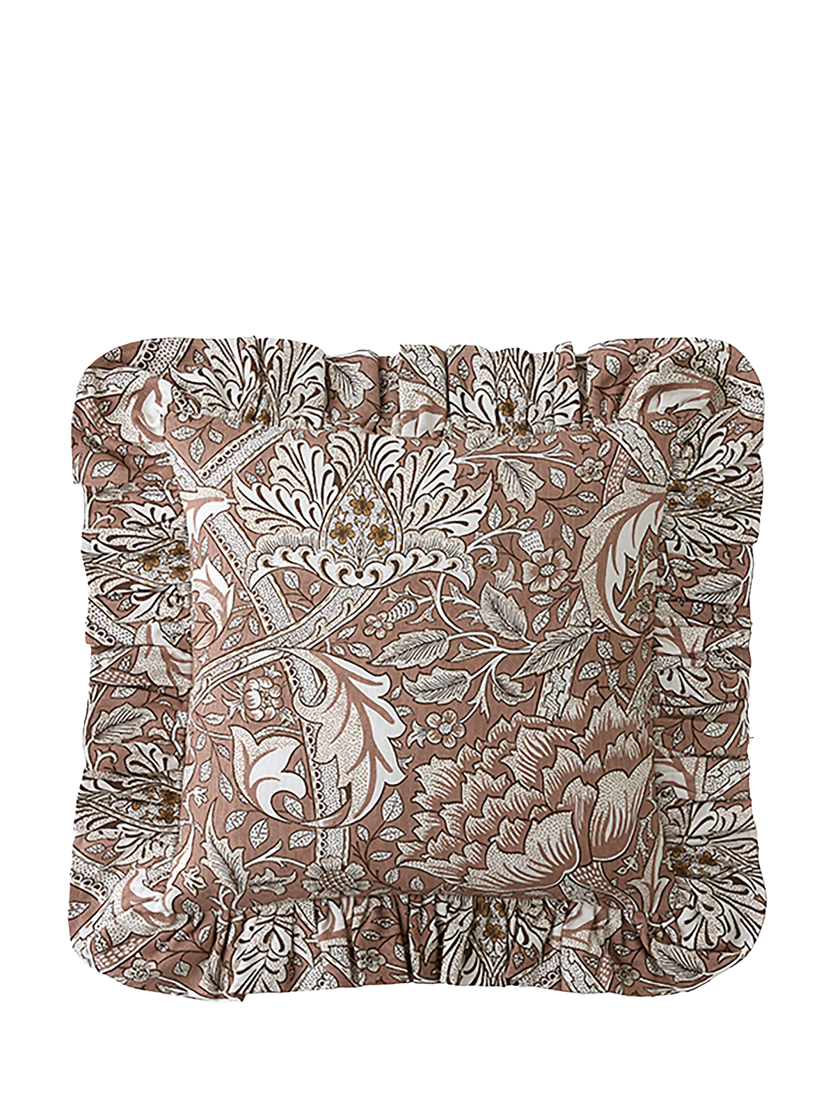 William Morris At Home Windrush cushion terracotta 45x45cm, imported from the UK