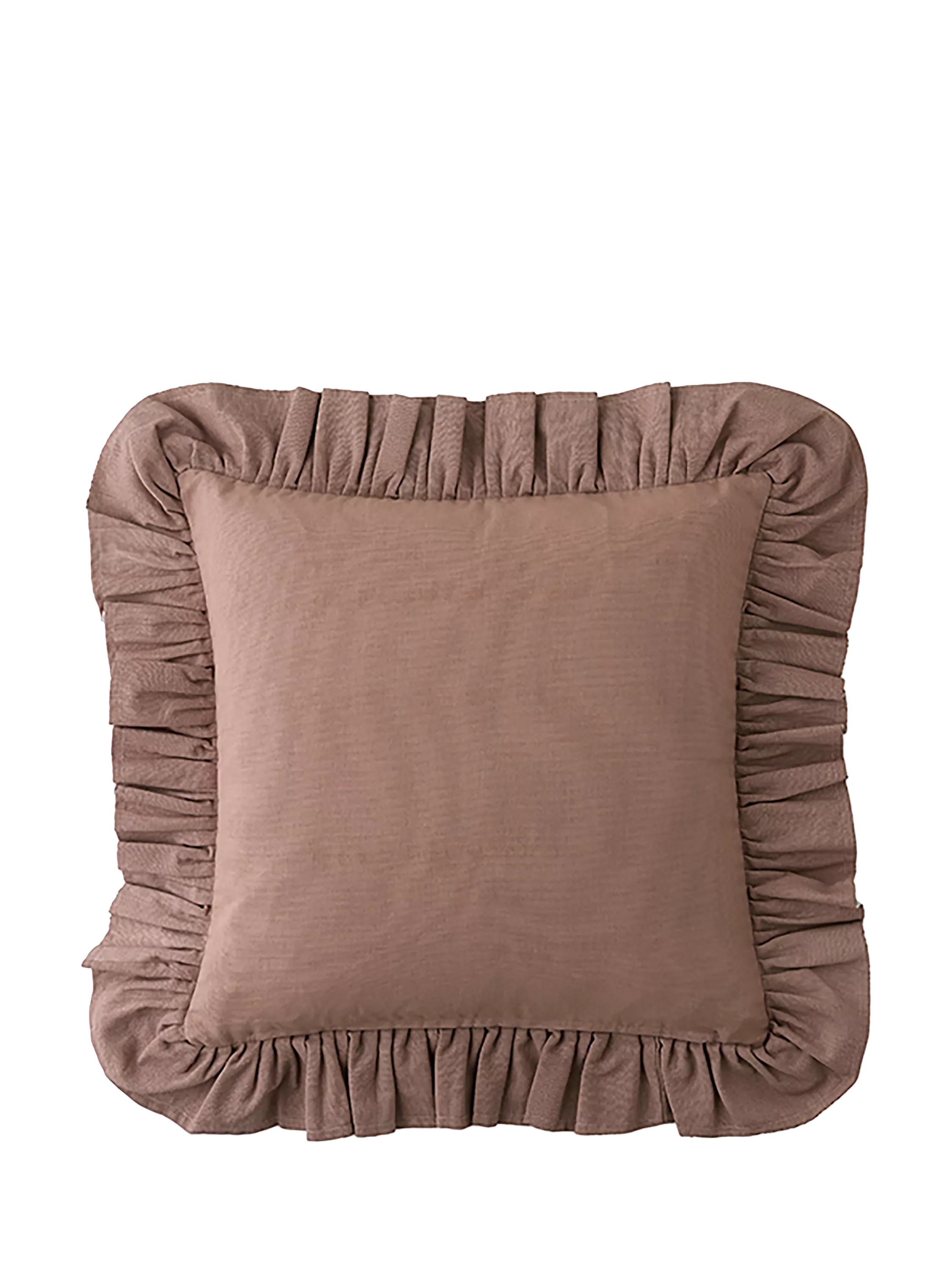 William Morris At Home Windrush cushion terracotta 45x45cm, imported from the UK