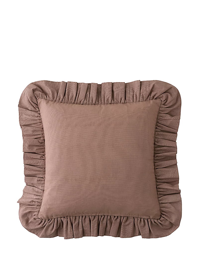 William Morris At Home Windrush cushion terracotta 45x45cm, imported from the UK