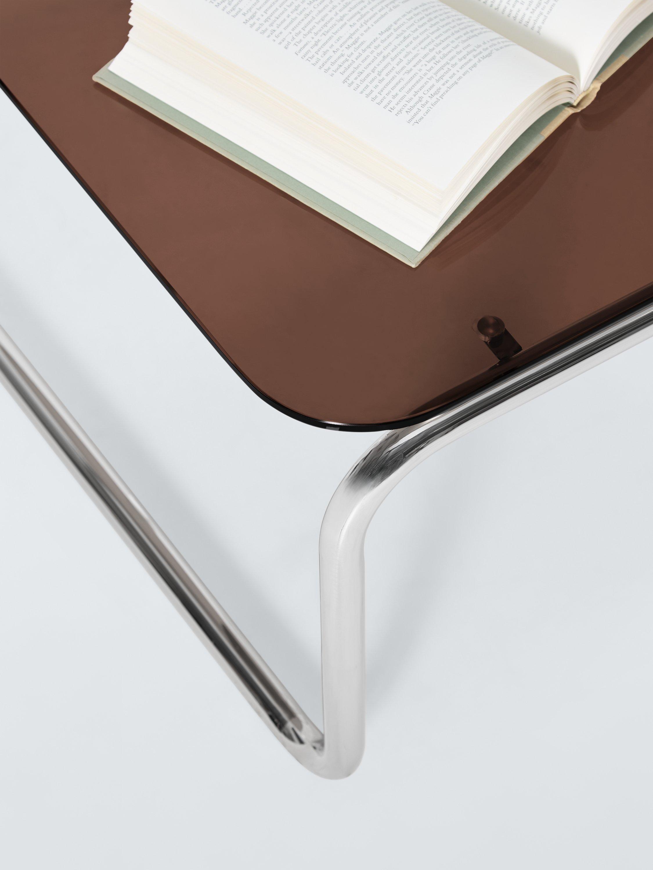 John Lewis Retro Glass Coffee Table Amber, British brand