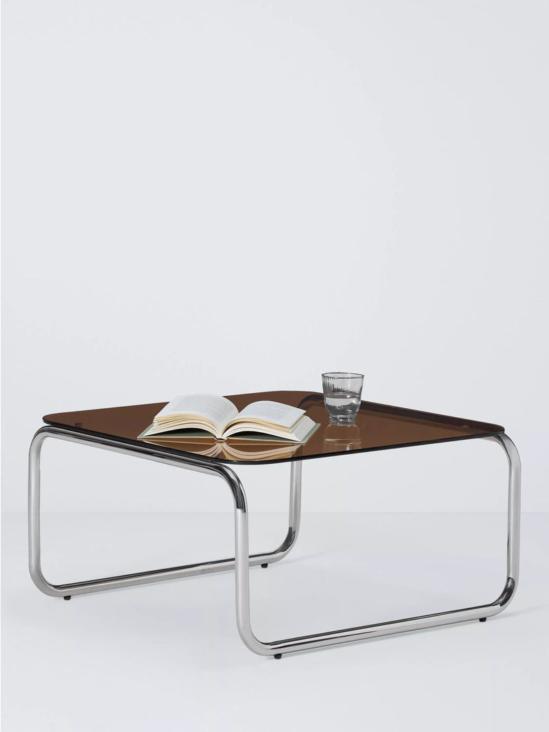 John Lewis Retro Glass Coffee Table Amber, British brand
