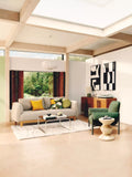 John Lewis Retro Glass Coffee Table Amber, British brand