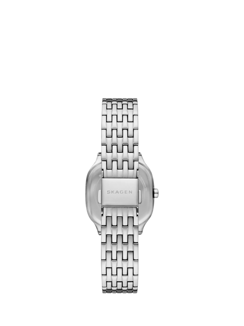 Skagen Mellum Lille women's silver stainless steel watch, imported from the UK