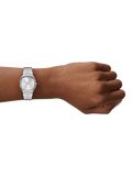 Skagen Mellum Lille women's silver stainless steel watch, imported from the UK