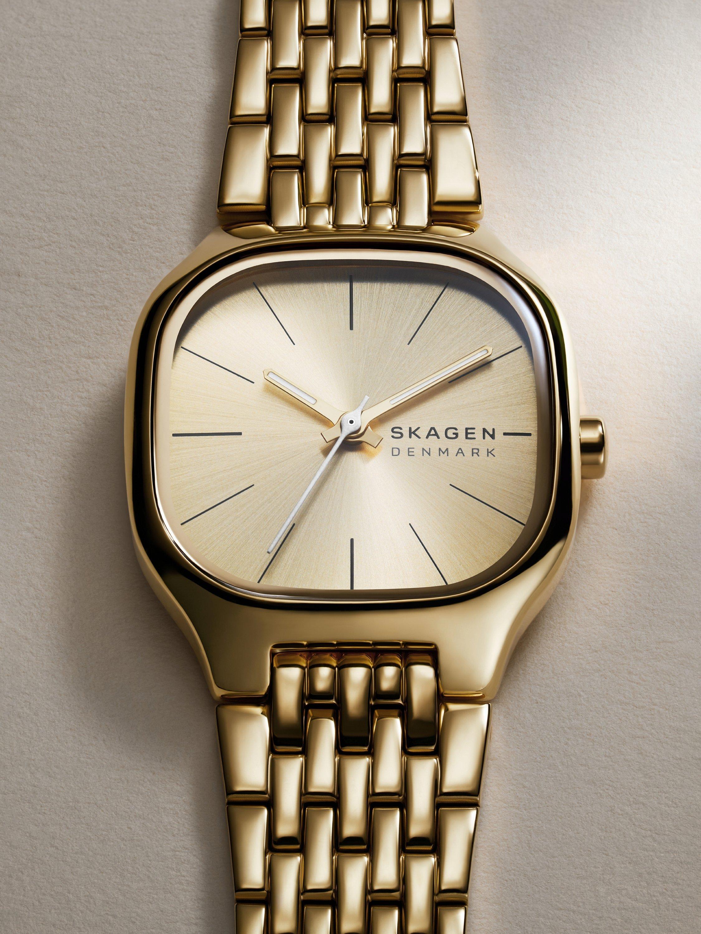 Skagen Mellum Lille women's watch gold 28mm (British brand)