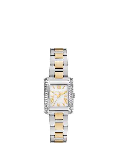 John Lewis Michael Kors Emery MK4882 Women's Mother of Pearl Dial Crystal Bracelet Watch 22mm- Buy online at McGrocer
